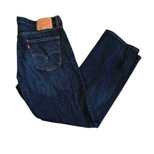 Levi's 559 Relaxed Straight Fit Rugged Blue Denim Jeans Mens Size 36 x 30